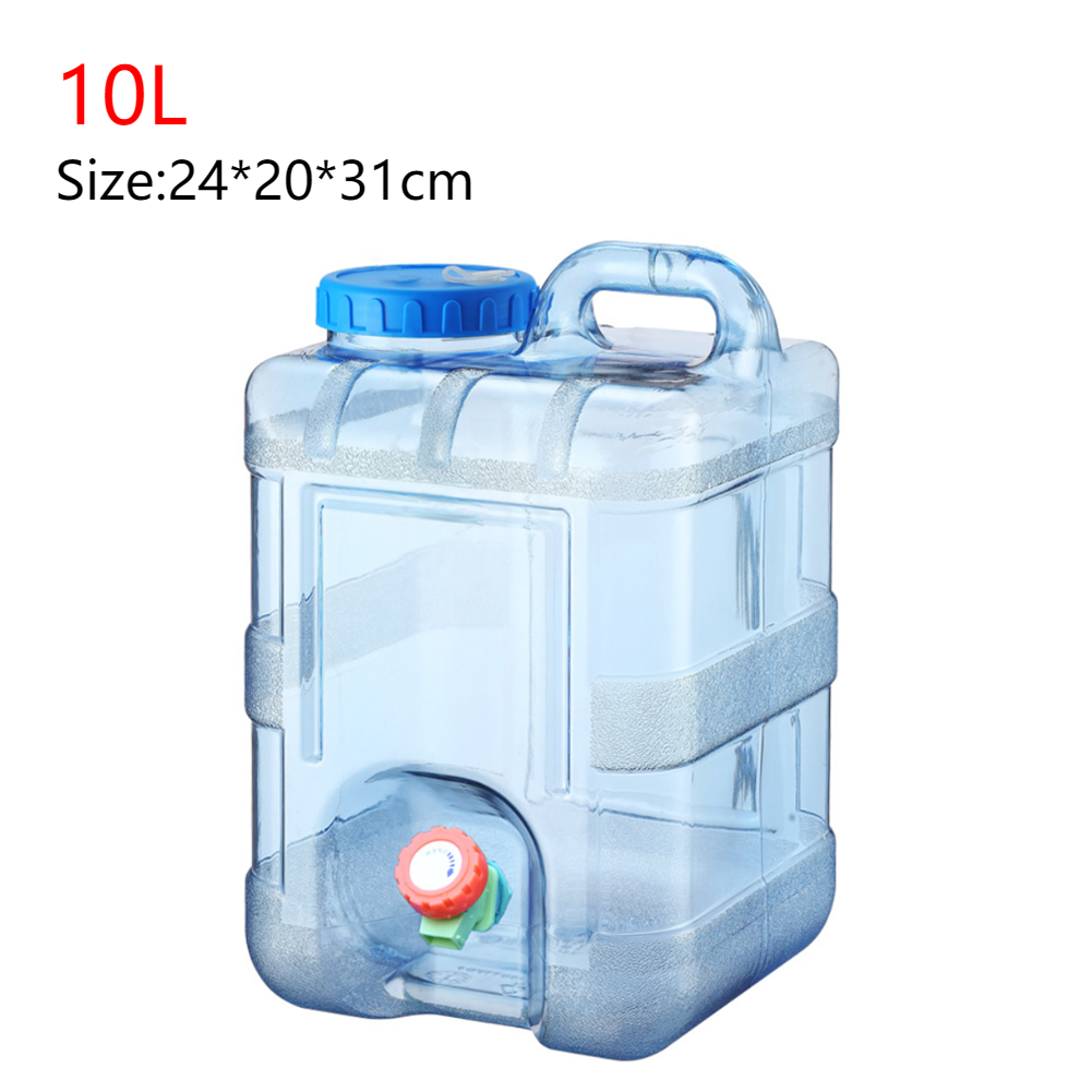 5/7.5/8/10/12/15l Buitenwateremmer Met Kraan Rijden Watertank Container Draagbaar Water Kan Voor Kamperen Picknick Wandelen: Goud