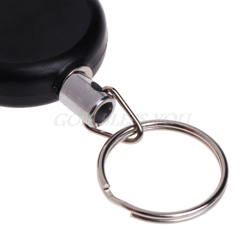 Clé de rétracteur Zinger porte-anneau utile, câble en acier rétractable de 60cm, Anti-perte directe