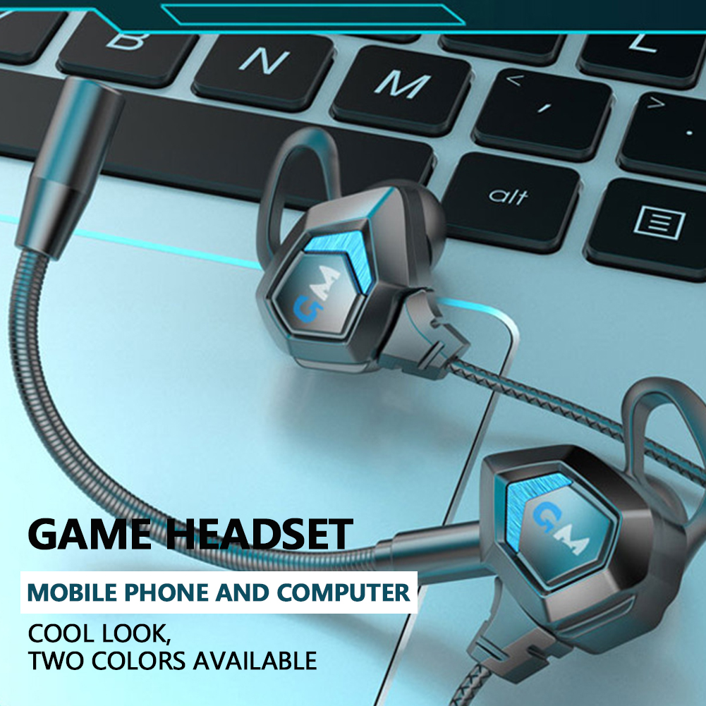 PUBG Spielen Kopfhörer Hifi Stereo verdrahtet Headset Mit Dual Mic Lärm abbrechen Ohrhörer Für Spiele Konferenzen Kommunikation