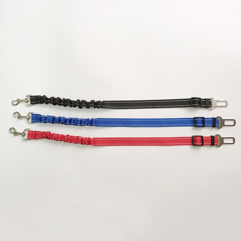 Autogordel voor huisdieren, intrekbare en verstelbare reflecterende elastische trekkoord voor honden, autogordel voor huisdieren, huisdierbenodigdheden