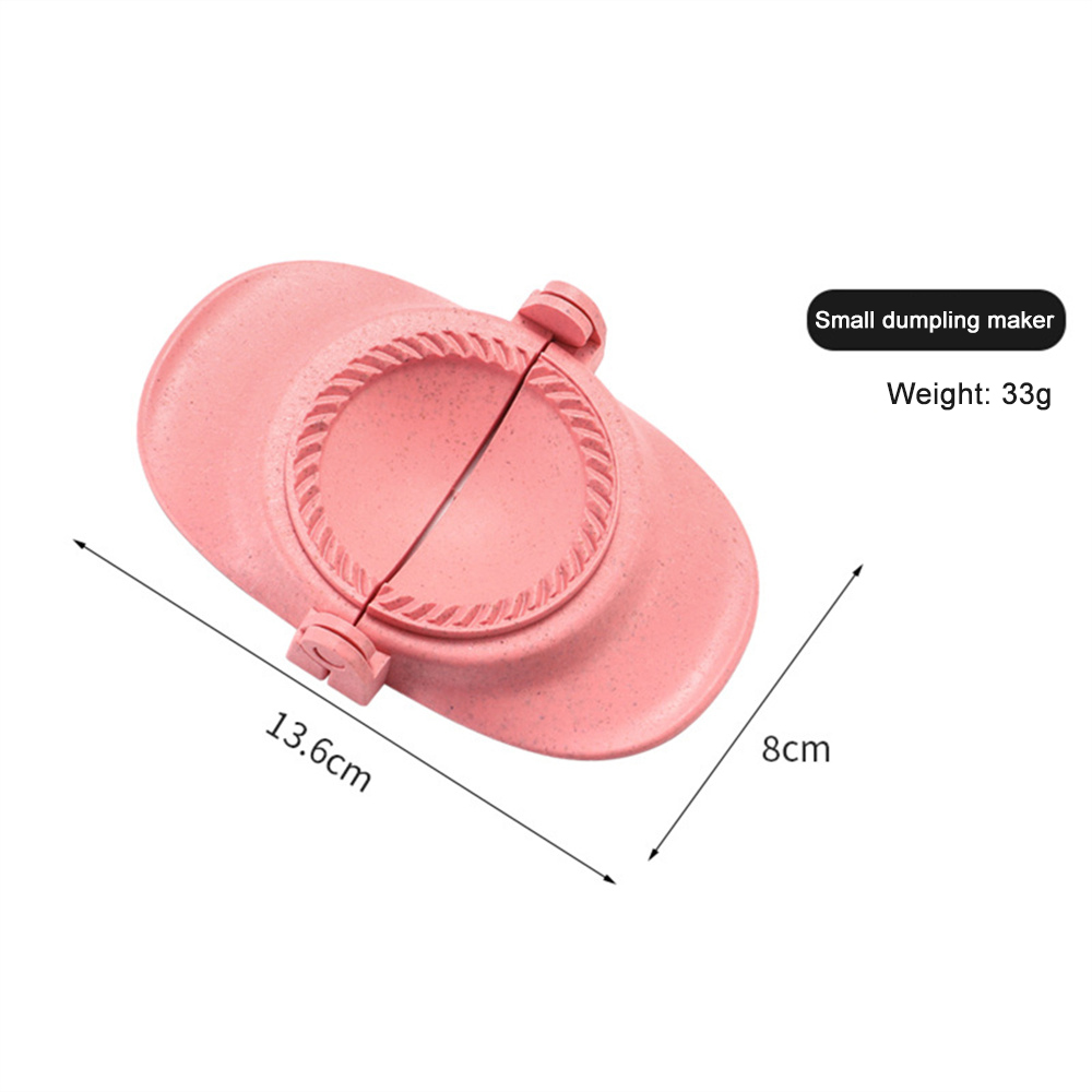 Dumpling Molds Biscuit Pastry Cake Baking Tools Dumpling Skin Wrapper Mould Round Biscuit Mold Dough Press Maker: light yellow