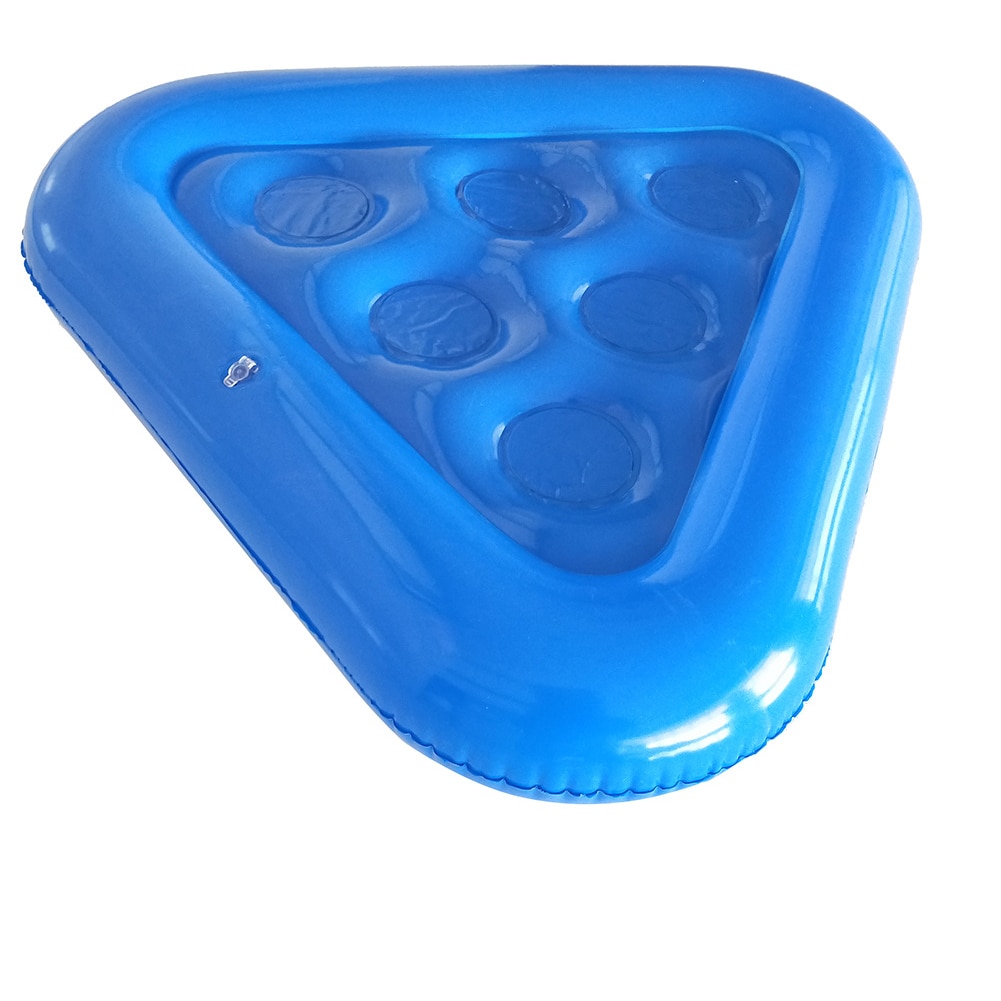 Piscine eau partie bière bouteille boisson flotteur été Pvc gonflable pratique boisson 6 trous Portable piscine support de verre plage