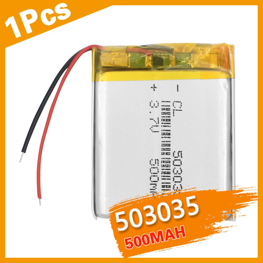 503035 3.7V 500Mah Lithium Polymeer Batterij 3 7V Volt Li Po Ion Lipo Oplaadbare Batterijen Voor Dvd gps Navigatie