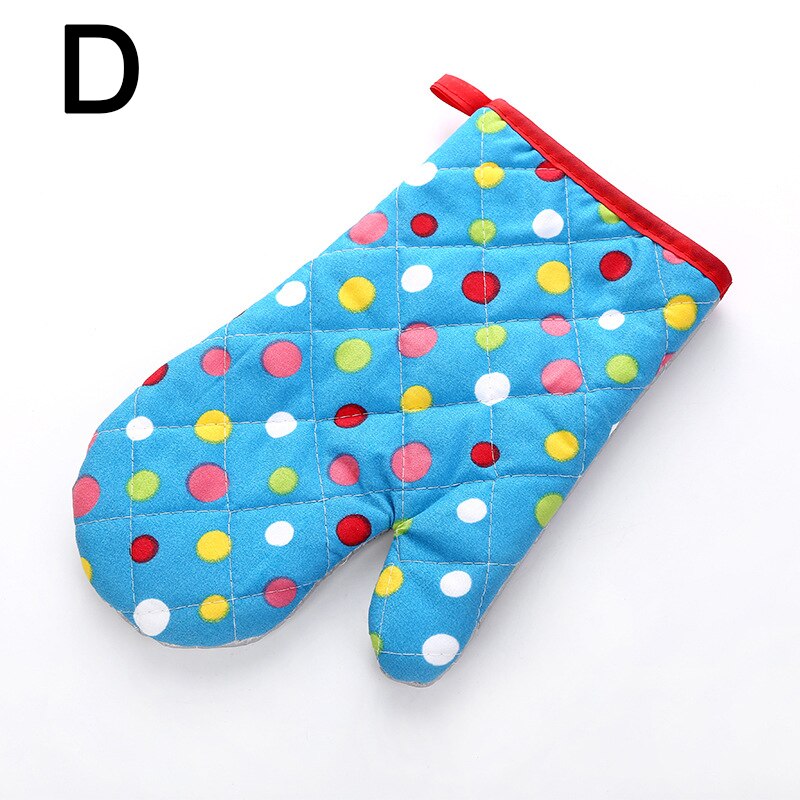 1Pc Oven Mitts Kitchen Gloves Cooking Microwave Gloves Baking Bbq Oven Potholders Oven Mitts Insulation Mat Baking Kitchen Tools: D