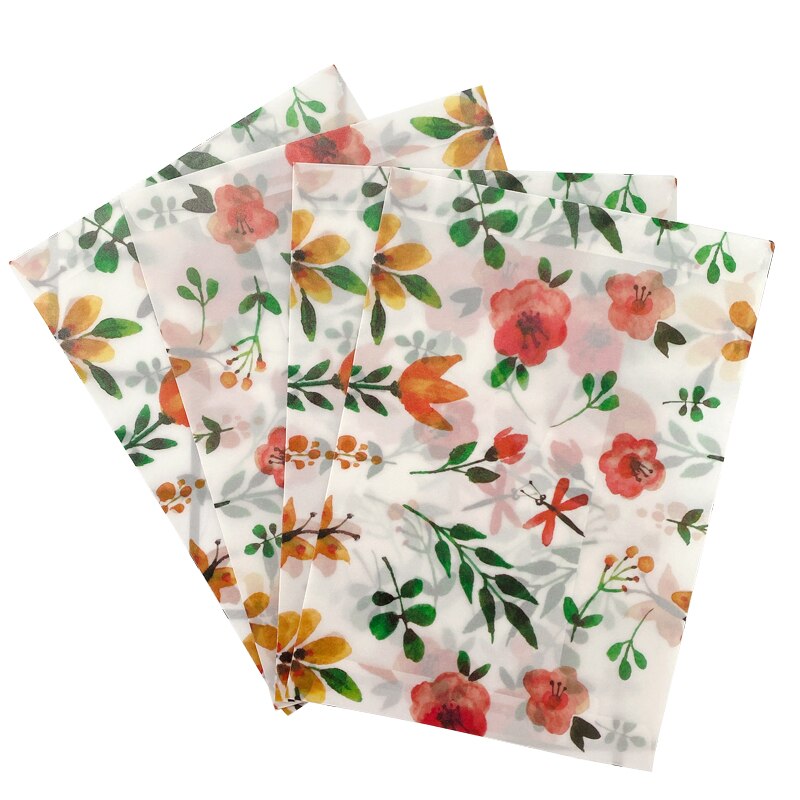 10pcs/pack Translucent Envelope Special Sulfuric Acid Paper Color Printing Envelope Small Fresh Letter Paper Sobres Invitacion: Dragonfly