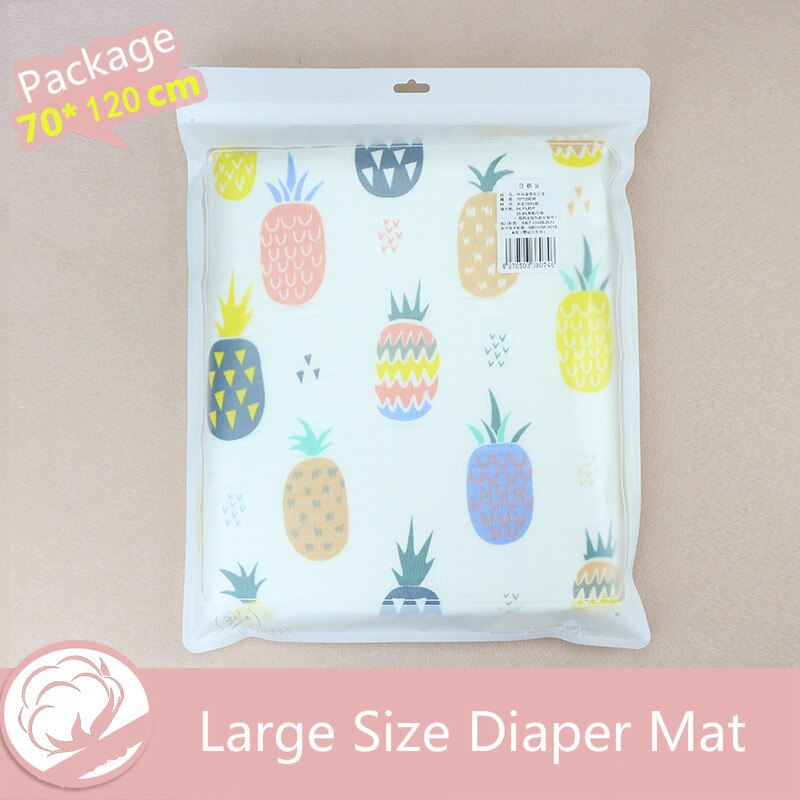 Portable Changing Pad Cover Baby Diaper Changing Mat Baby Washable Diaper Pad Diaper Changing Mat Reusable Wipes 70*120CM
