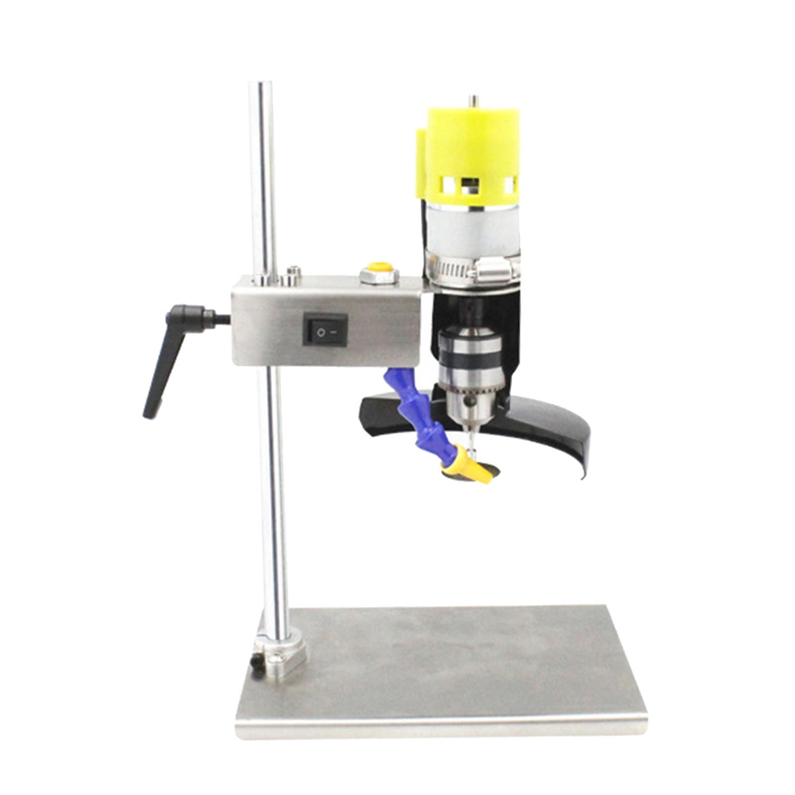 Glass Bottle Cutter Adjustable Stainless Electric Cutter Tool for DIY Oval Glass Bottle Beer Alcohol