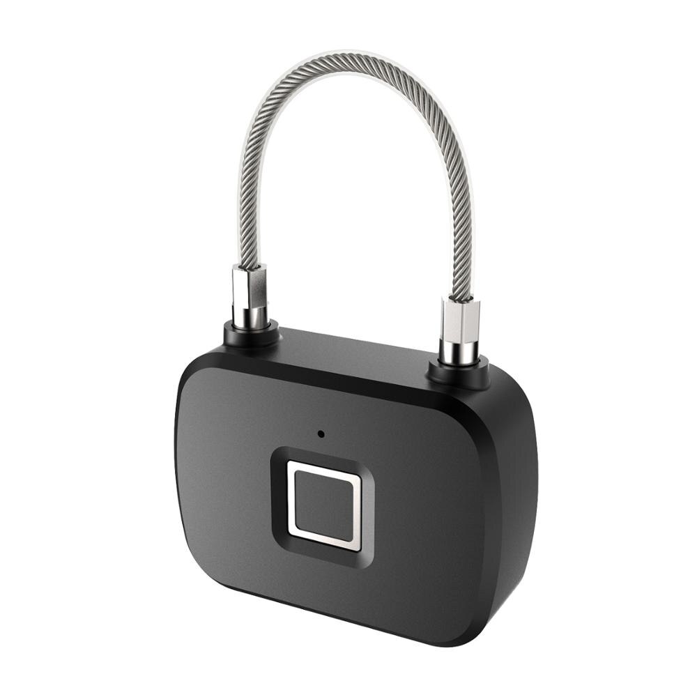 L13 fingeraftrykslås smart nøglefri anti-tyveri biometrisk elektronisk hængelås til rejsekuffert cykel fingerprint dørlås