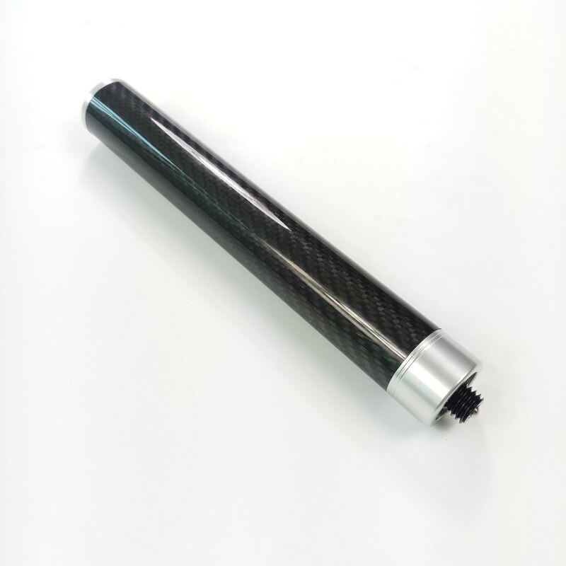 9Inch Carbon Met Aluminium Biljart Pool Cue Extension Voor Mezz Pro Cue Verlengen Biljart Accessoires