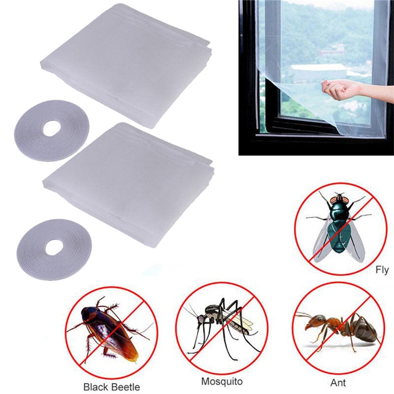 Diy Anti Klamboe Venster Scherm Zomer Anti-Muggen Venster Klamboe Op Windows Glasvezel Screen Mosquito Window Net u3