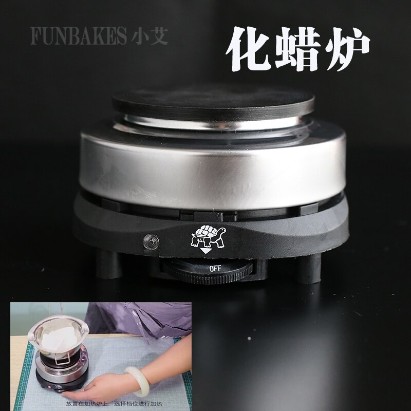 Horno de cera aromaterapia vela horno de calefacción pequeña olla eléctrica hogar Mini horno de calefacción té café horno eléctrico