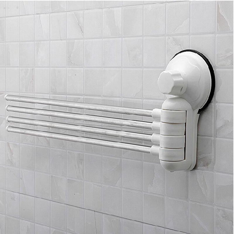 4 schwenken Riegel Klapp Bewegliche Bad Handtuch haken Zauberstab Badezimmer Handtuchhalter Gestell Schlecht Halfter KleiderbüGel