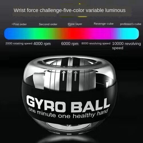30LBS LED Magie Kreisel Ball Stärken Leistungsstarke Handgelenk Ball trainieren Trainer Arm Festigkeit Ausbildung Entspannen Muskel Fitness Ball