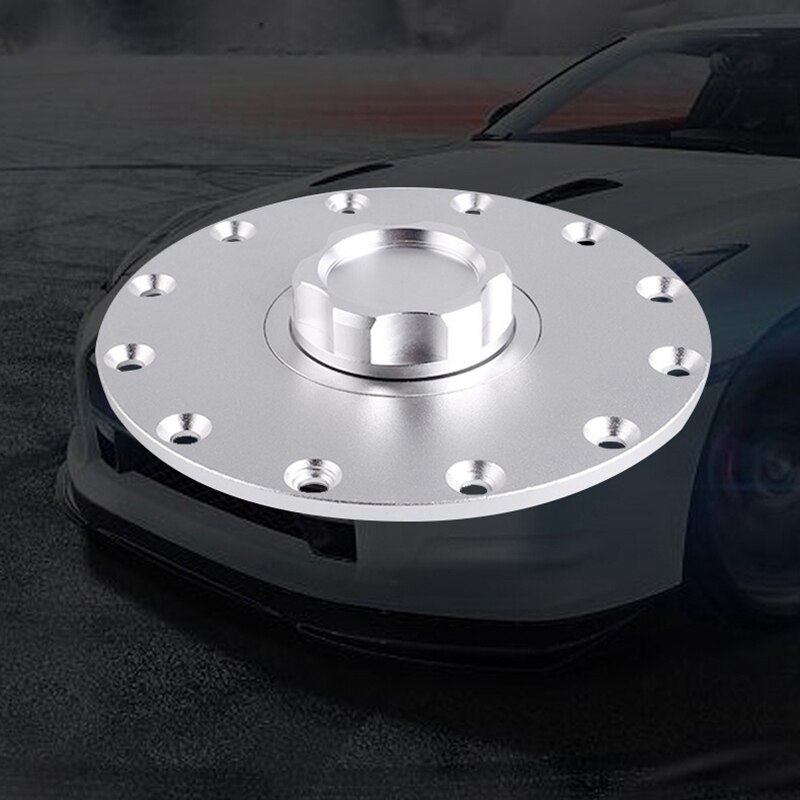 Universal Billet Aluminum Fuel Cell Cap Flush Mount for Fuel Surge Tank VR-SLFCC-01SL