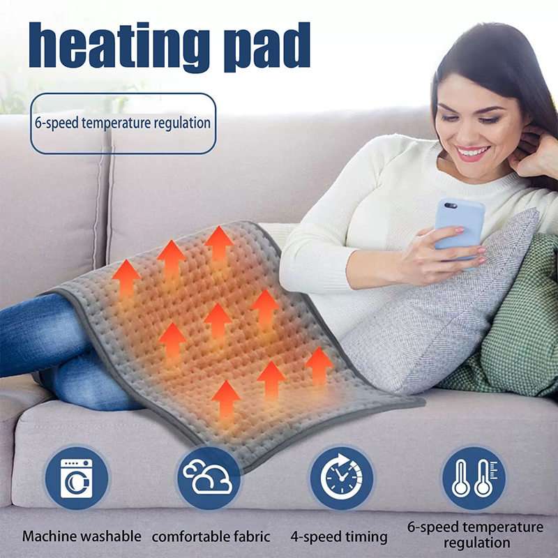 220v 60*30cm Electric Heating Pad For Abdomen Waist Back Thermal Blanket Keep Warm Blanket 9 Gear Temperature