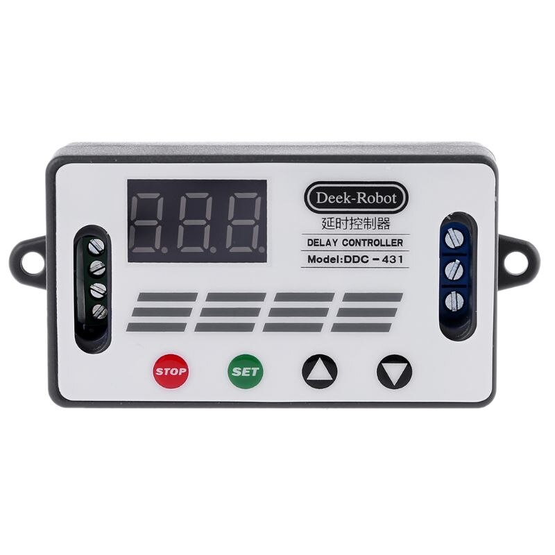 Dc 6-30v- tidsfördröjningsreläkontrollomkopplare led digital display tidsfördröjningskontroller  a5yd