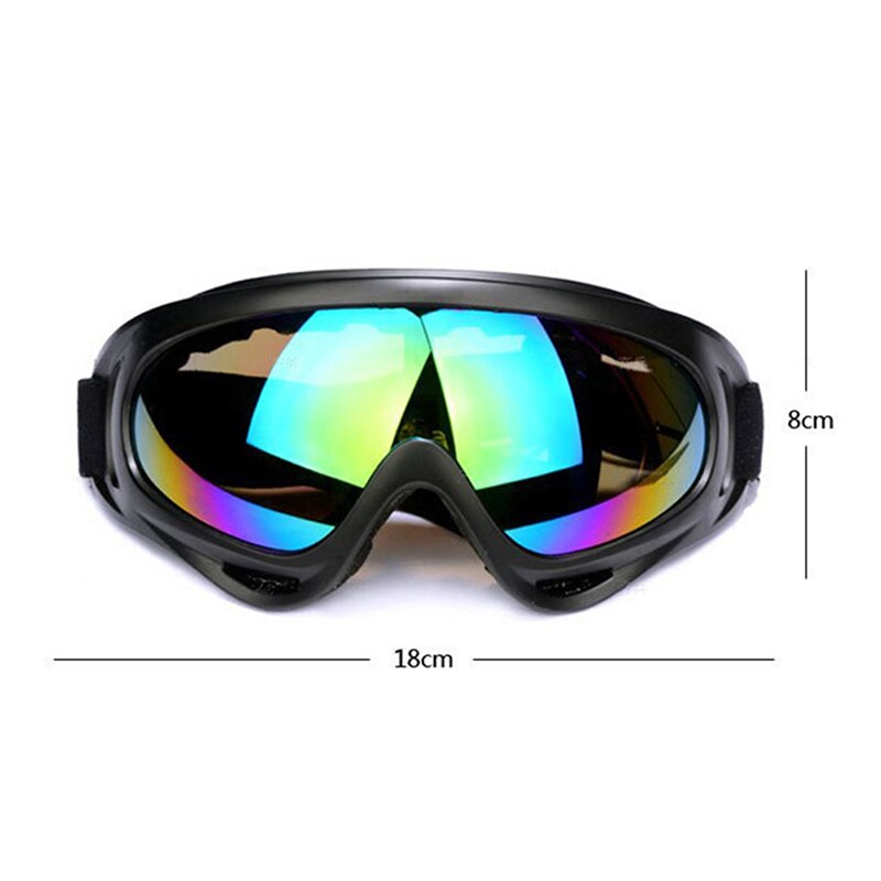 1 stk. 5 farver uv-beskyttelse vindtæt beskyttelsesbriller motorcykelcykel snavs cykel atv briller briller