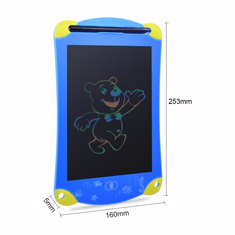 CHIPAL 8.5 Inch Colorful LCD Drawing Tablet Electronic Writing Pad Digital Graphic Tablets Electronic Writing Pad Paint Notepad