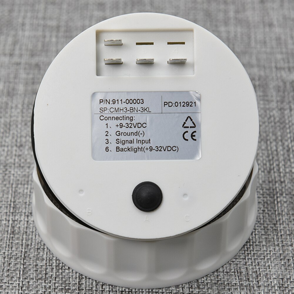 85 mm Tach Electric Motor Tachometer For Boat Tachometer Marine Car Tacho Meter 3K 4K 6K 8K RPM with Hour Meter Red Backlight