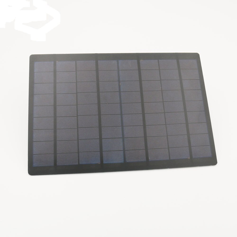 18v 9w 500ma solpanel polysilicium gør-det-selv batterioplader lille mini solcelle batteri kabel legetøj solar lys 18v