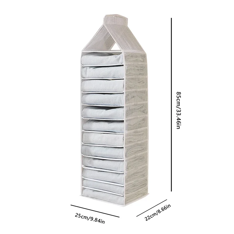 Organizzatore di biancheria intima Organizzatori appesi Copri vestiti Appendiabiti Appendiabiti Deposito dormitorio Guardaroba Famiglia a strati Giardino domestico: Colore rosa