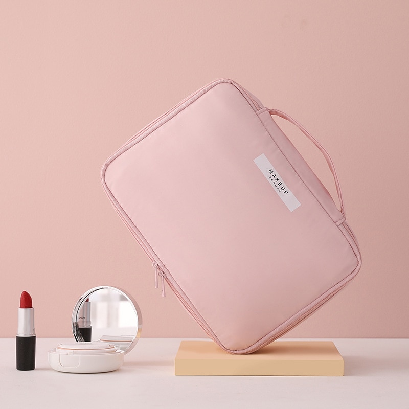 Bolsa para cosméticos feminina, nova bolsa de cosméticos portátil multifuncional de alta qualidade para viagem, organizadora de higiene pessoal