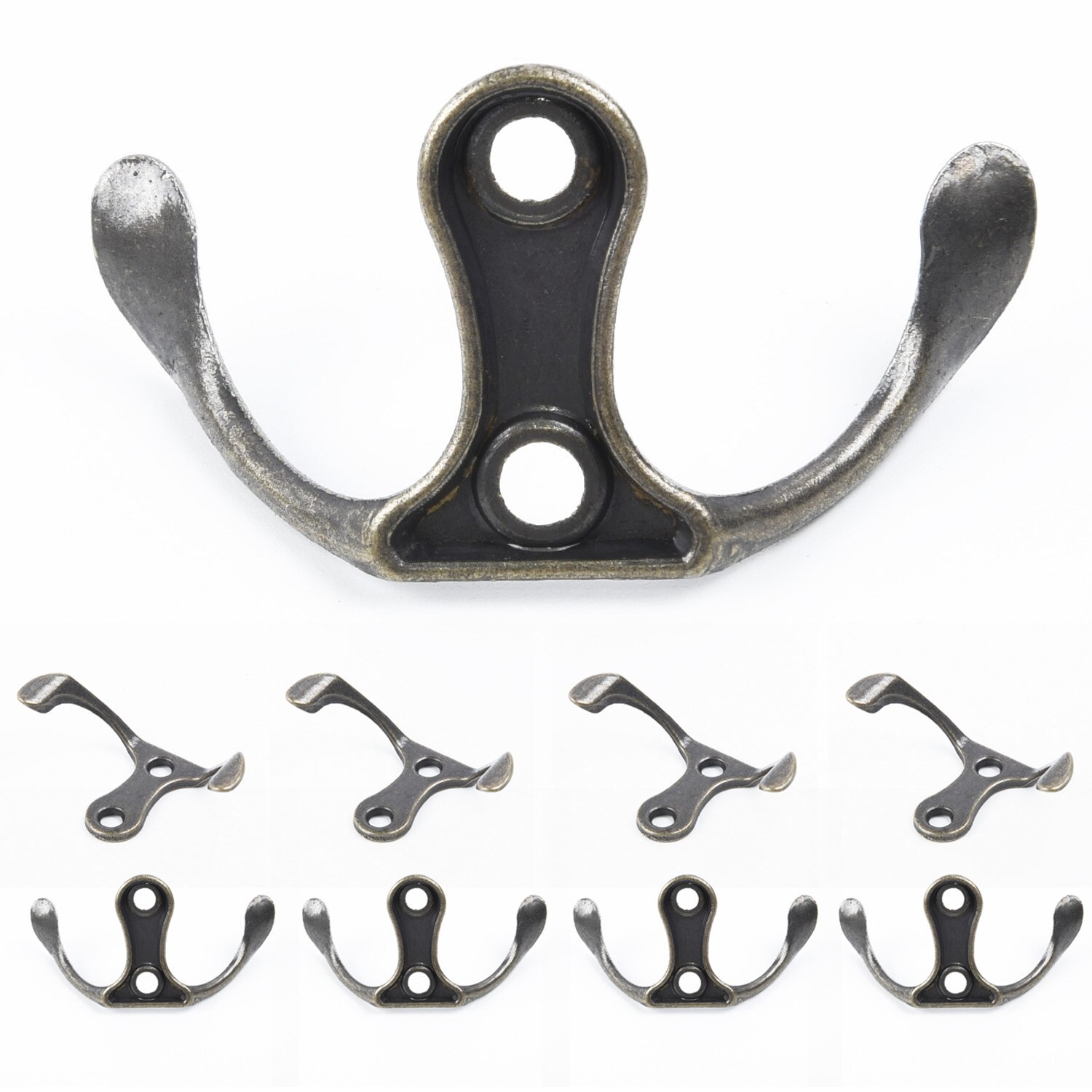 10 st antik väggdörr hängkrok nyckelhållare klädhängare hatthylla hem