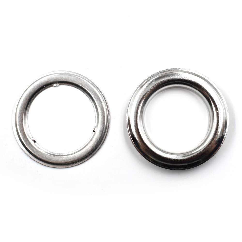 Œillets métalliques de 30mm, 30 pièces, trous de Ventilation, œillets métalliques argentés, tissu de canopée, trou de corde, vêtements et accessoires