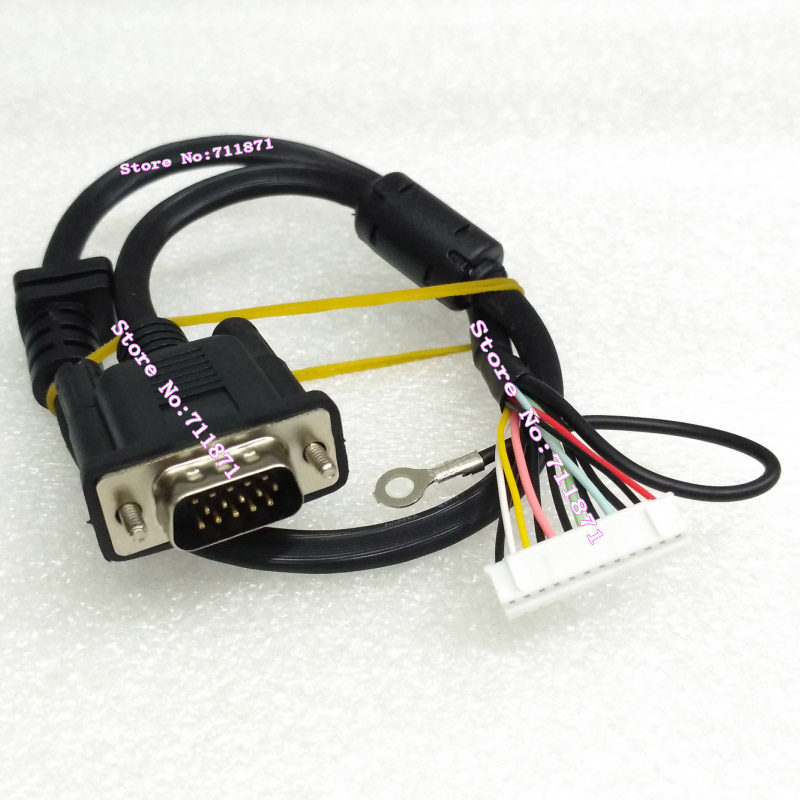 50cm 12P to 15Pin VGA D-Sub Cable Line Assembly LCD monitor TV D-Sub VGA Line Cable 12Pin 15P All in one PC VGA cable D-Sub Line