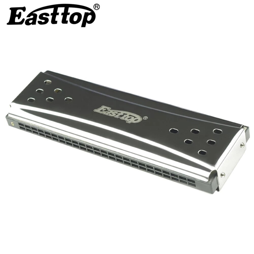 East Top Harmonica Tremolo Diatonic 10 24 Holes Mouth Organ Instrumento Blues Harp Both Side Key C G Musical Instruments Easttop