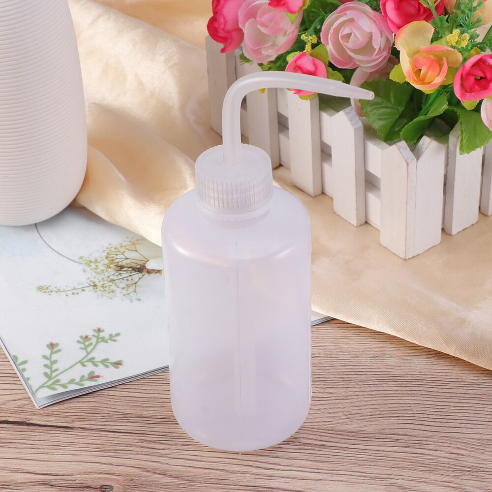 250ml Ink Empty Bottle Long Mouth Pigment Storage Container Squeeze Cap Bottles