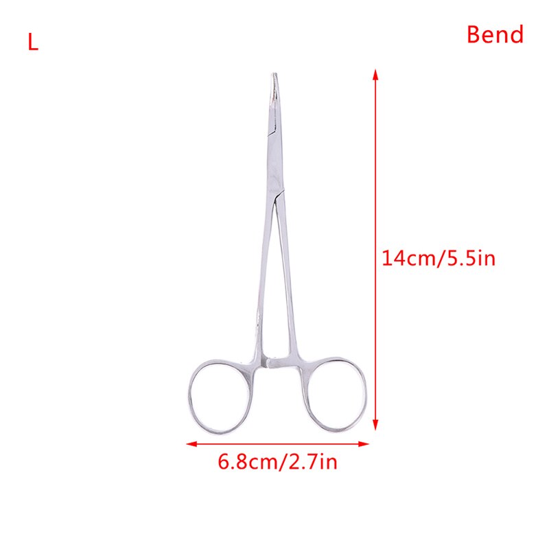 Pinzas hemostáticas de acero inoxidable, kit de herramientas quirúrgicas, pinzas de bloqueo hemostático, pinzas de pesca, 1 ud.: BDL