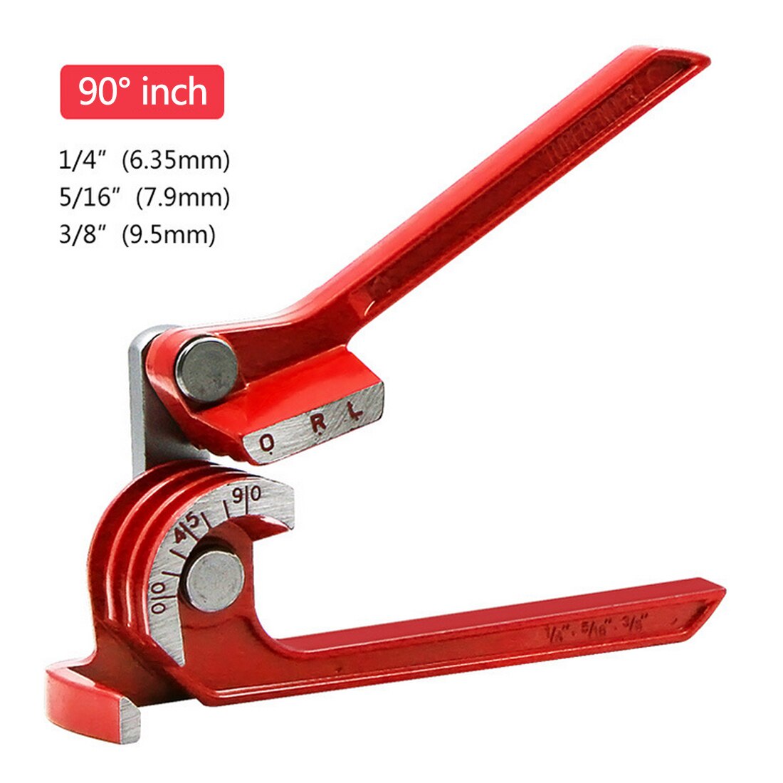 Manuelle Rohr Bieger Rohr 3 in 1 Biegen Maschine 180 Grad/90 Grad 6mm/ 8mm/ 10mm Schläuche Bieger Rohr für Kupfer/Aluminium Rohr
