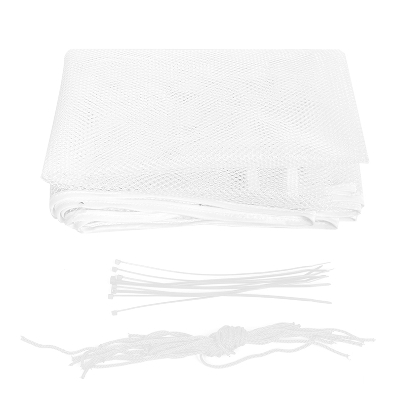 Filet de sécurité pour enfants, Rail de Protection, clôture d&#39;escalier de balcon, pour bébé, décoration: WHITE