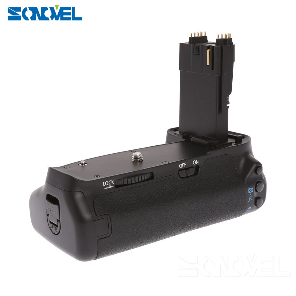 Meike MK-60D Vertical Battery Grip Holder for Canon EOS 60D Camera Replace as BG-E9 work with LP-E6 Batteries