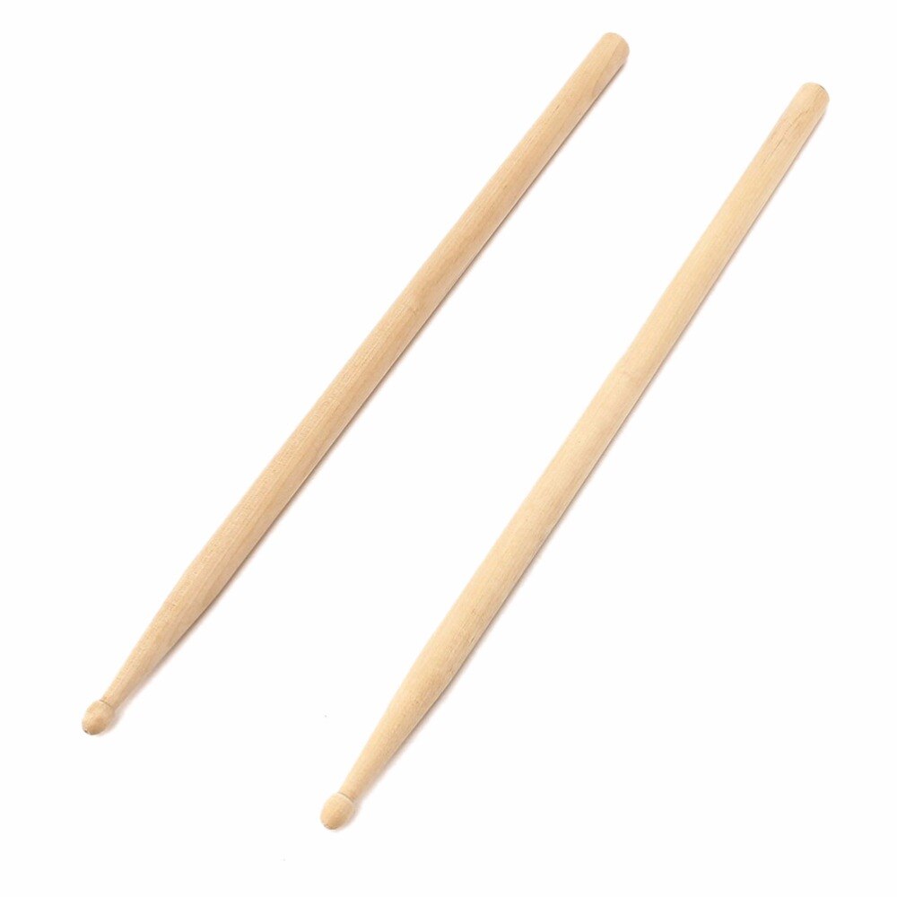 Drumsticks Lightweight Wood Color Drum Sticks Musical Aparts Maple 5A Size Maple Wood Drumsticks Stick For Drum 1 Pair