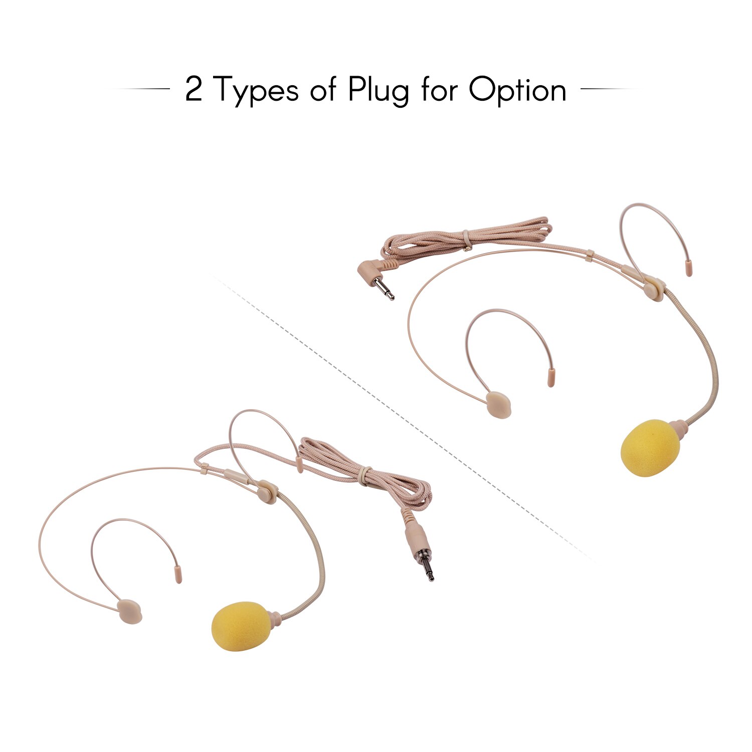 Goede headset microfoon condensatormicrofoon 3.5mm interface voor draadloze bodypack zender