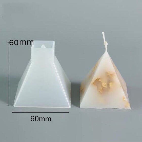 Gips ringen holder gipsformer smykker vise stativ betong kjegle pyramide silikon form hjem dekor foto rekvisitter: B