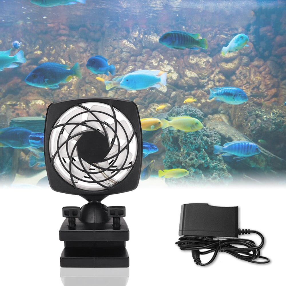 Ventilador de Acuario, enfriador, sistema de refrigeración para sal, agua dulce, Control de temperatura, accesorios de acuario: US