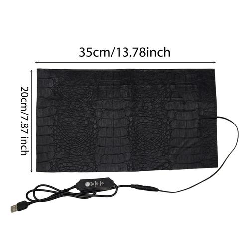 Alfombrilla de calor para Terrario de Reptiles, almohadilla calefactora para mascotas, manta eléctrica para Reptiles, tortugas, serpiente, lagarto, Hamster: 3520cm