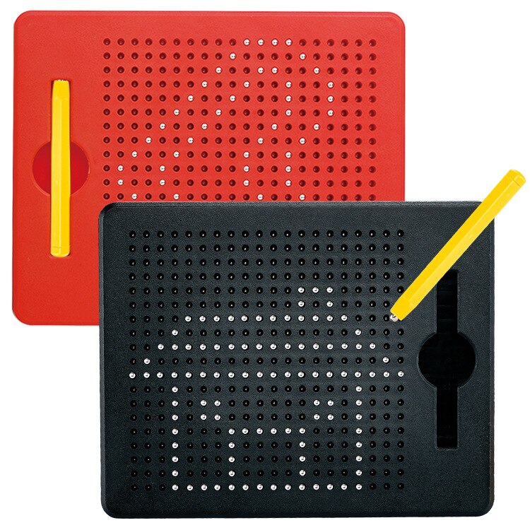 Magnetische Tablet Magneet Pad Tekentafel Staal Kraal Stylus Pen Kraal Leren Educatief Schrijven Speelgoed Voor Kinderen