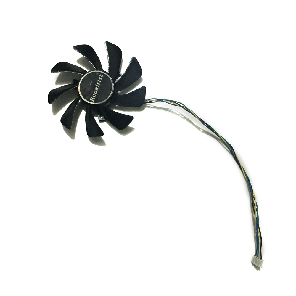 85MM Fan RX560 GPU VGA Cooler For Radeon HIS RX 560 GREEN iCooler Graphics Card Cooling System as Replacement