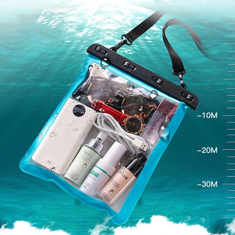 Waterdichte Zwemmen Tas Multi-Gebruik Diversen Outdoor Transparante Strand Snorkelen Diepe Duiken Surfen Vissen Mobiele Telefoon Tas