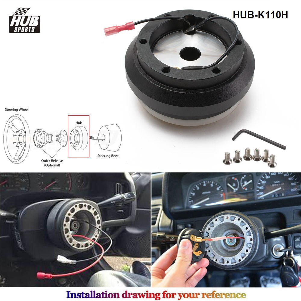 Hub Stuurwiel Korte Slanke Dunne Hub Adapter Boss Kit Voor Civic/Accord/Prelud HUB-K110H