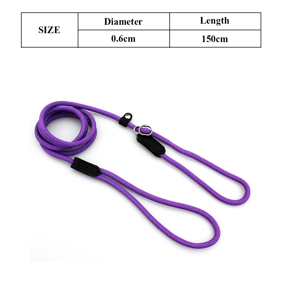Haustier Hund Leine Seil Für Kleine Mittel groß Hund Katze Blei Welpe Leine Chihuahua dauerhaft Haustier Leinen nutzbar machen Hund-kragen Haustier Produkte: Violett s-ys0015