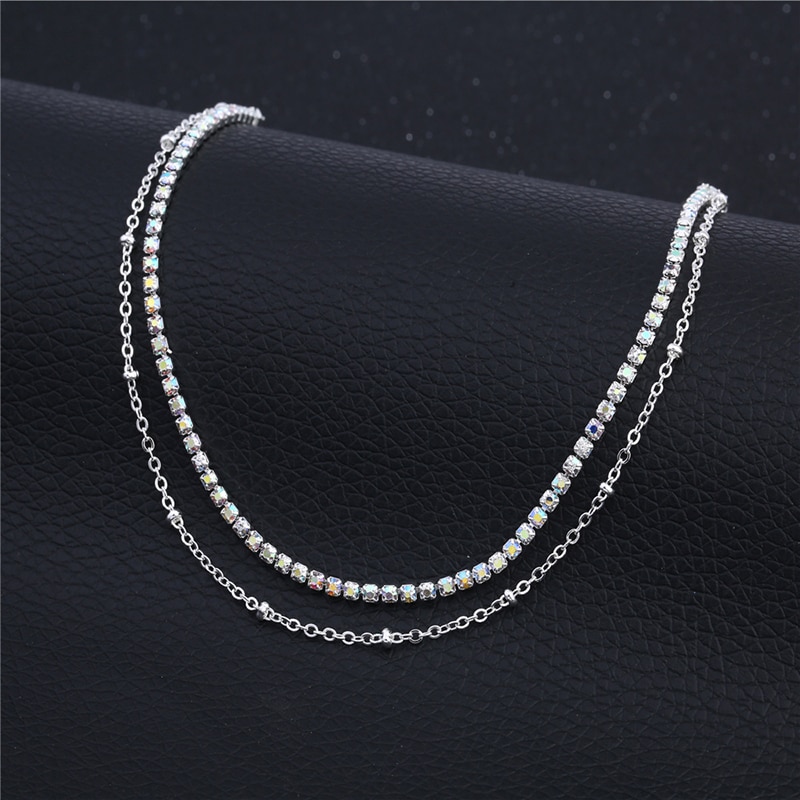 Tobillera de cadena de tejido trenzado para mujer, pulsera de plata 925, joyería para el pie, LB001