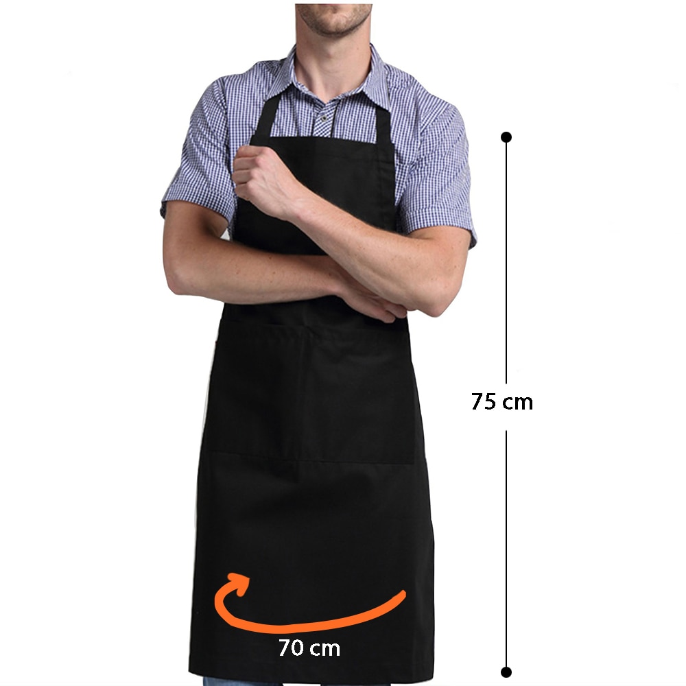 Geekhom Keuken Schorten Voor Vrouwen Mannen Thuis Cleaning Zwarte Mouwloze Keukenschort Chef Ober Bbq Cook Schoon Schort