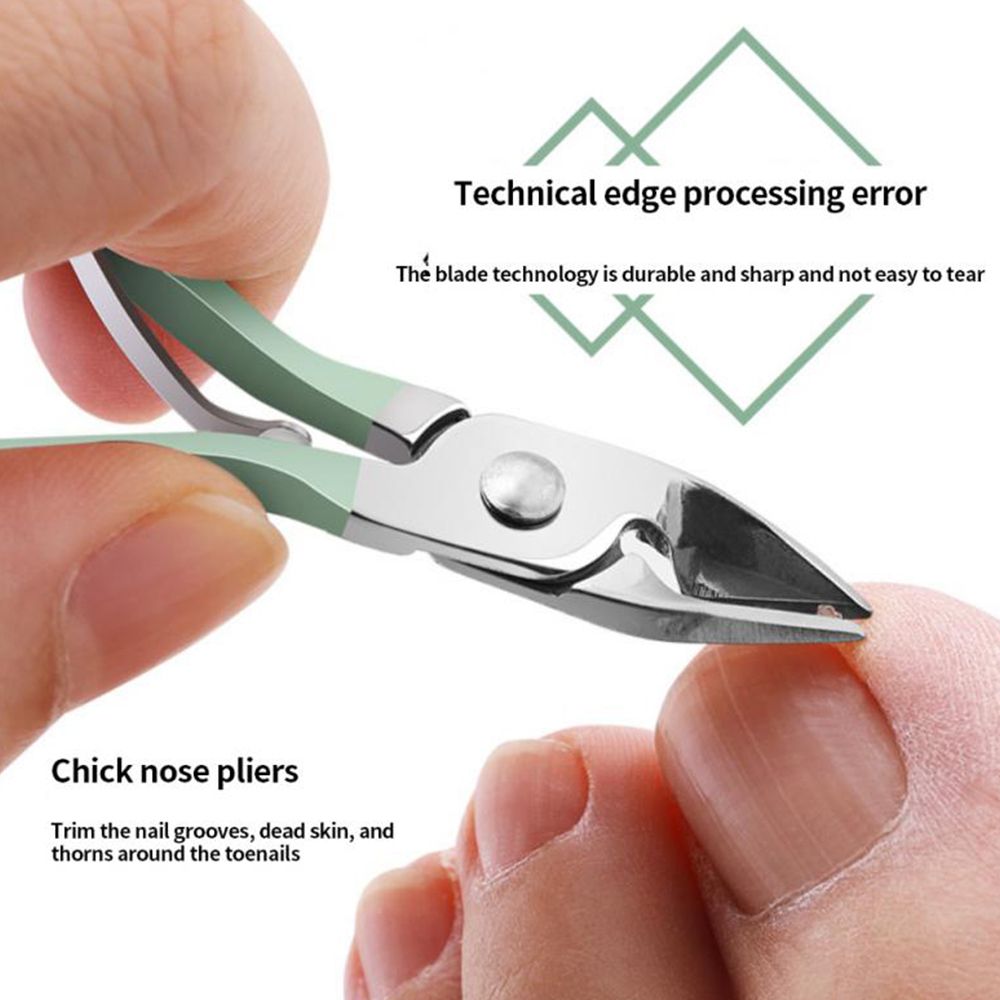 12-16pcs/set Nail Cutter Set Stainless Steel Nail Clippers Set With Folding Bag Manicure Cutter Kits Scissors Makeup Beauty Tool