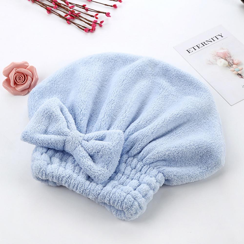 Coral Velvet Quick Dry Hair Hat Hair Drying Towel Super Absorbent Shower Head Wrap Towel Bath Cap Shower Hat