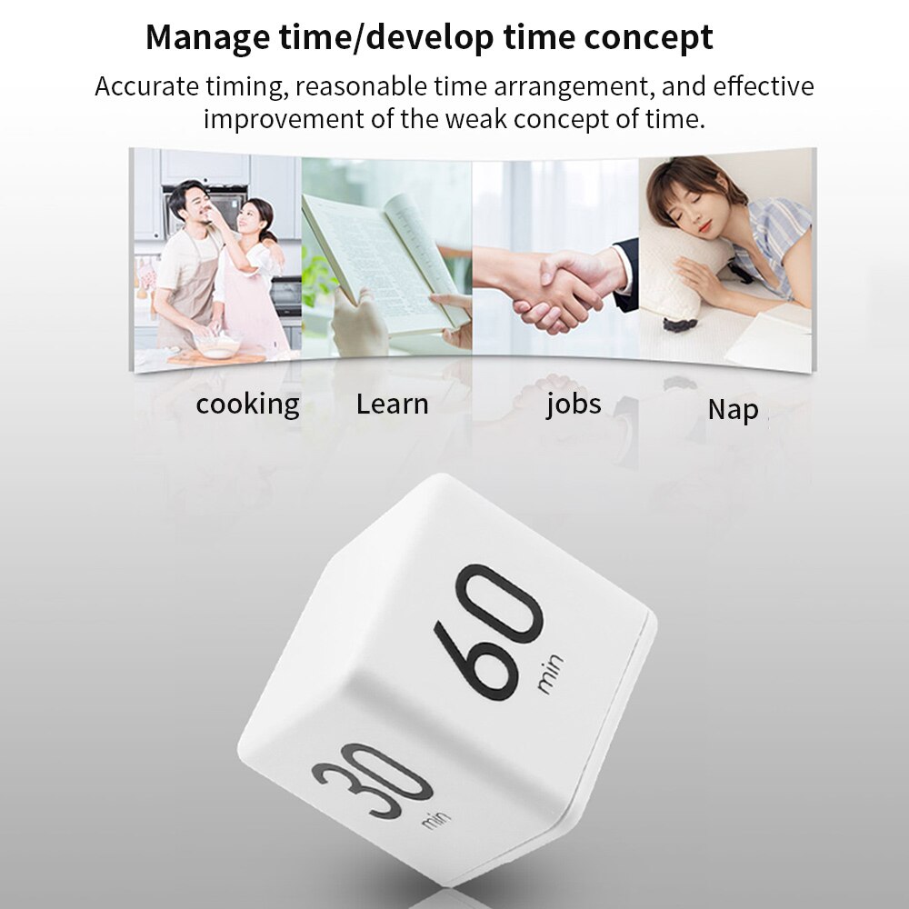 Cube Kitchen Timer The Miracle Cube Timer 1 3 5 10 /15 20 30 60 Minutes For Time Management Kids Timer Workout Timer